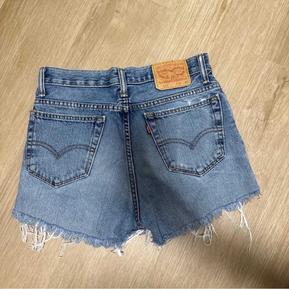Levi’s Distressed Denim Shorts
